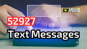 the 52927 Text Code