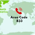 Area Code 833 map