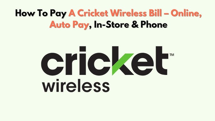 Cricket Wireless bill with a debit card