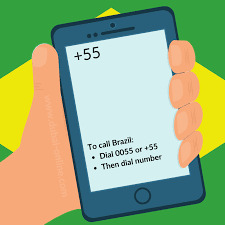 The 55 country code