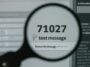 the short code 71027