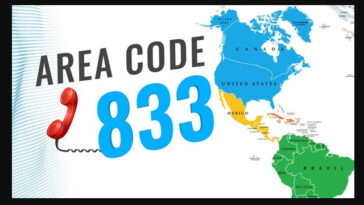 833 area code location