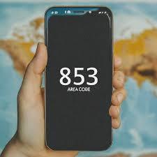 The 853 area code