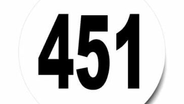 The 451 area code