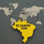 The +55 country code