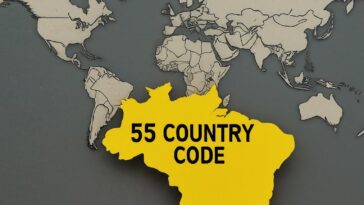 The +55 country code