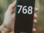 The 768 area code