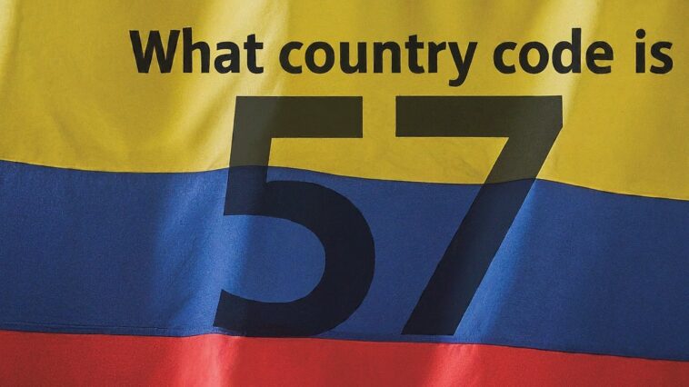 the country code 57