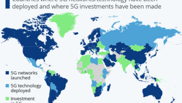 5G availability map
