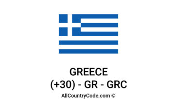 The +30 country code