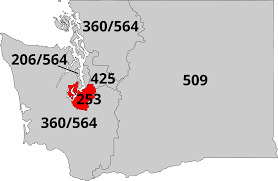 the 253 area code