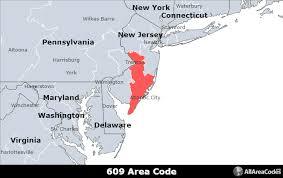 the 609 area code