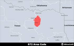 the 972 area code