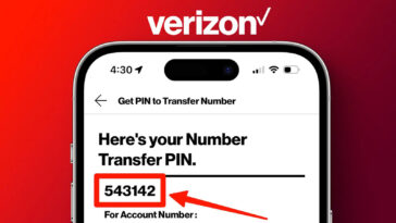 the Verizon PIN