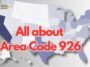 the area code 926