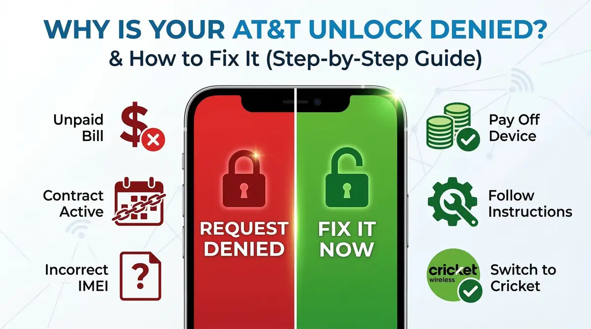 Why Is Your AT&T Device Unlock Request Denied (And How to Fix It)