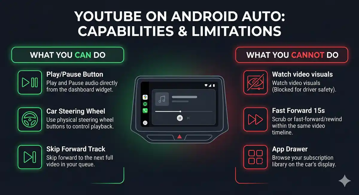 Android Auto media controls