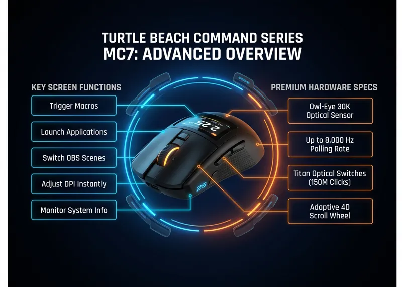 Turtle Beach Put a 2.25-Inch Touchscreen on a $160 Wireless Gaming Mouse—But There’s a Catch