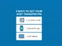 Infographic illustrating three easy methods to get your AT&T transfer PIN, including dialing *7678, using the myAT&T app, or visiting the official website.