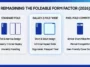 Infographic comparing the smartphone designs of the standard tall Galaxy Z Fold, the newly leaked shorter Galaxy Z Fold Wide, and the Google Pixel Fold, highlighting the shift to a more ergonomic 4:3 inner aspect ratio.
