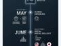 An infographic timeline showing the expected May 2026 global launch, initial June rollout, and extended July regional availability for the upcoming Sony Xperia 1 VIII.