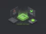 Infographic explaining Nvidia's supply chain pivot in 2026, showing the delay of the RTX 5050 series and the return of the RTX 3060 using the Samsung 8nm manufacturing process.