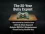 Infographic detailing the 20-year-old Bully exploit discovered by JustGarrison, showing how players can unlock the secret BB rifle and sledgehammer without using any mods.