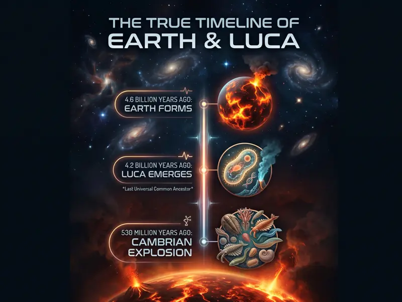 Meet LUCA: The 4.2 Billion-Year-Old Ancestor of All Life on Earth (And It Fought Ancient Viruses!)