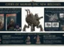 An infographic showcasing the new Cities of Sigmar releases, highlighting the massive Cogfort miniature, the updated Battletome, and legendary heroes like Erasmus Zonn.