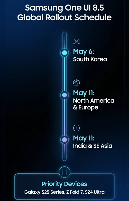 Samsung Confirms May 11 Rollout for Massive Free Android Upgrade: Get S26 Security on Your Current Galaxy