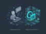 Infographic comparing traditional reactive AI requiring manual input to the new proactive AI using Gemini Scheduled Actions for automated workflows.