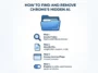 Infographic showing steps to find the OptGuideOnDeviceModel folder and disable the hidden AI model in Google Chrome.