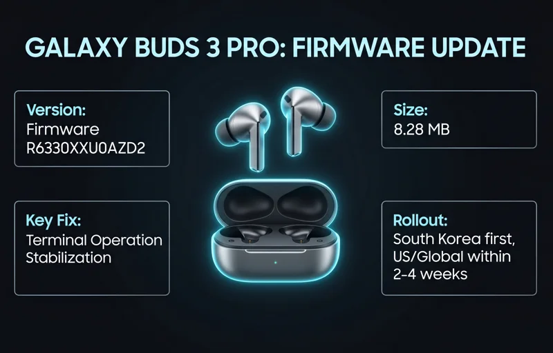 Check Your App: A New Galaxy Buds 3 Pro Update Just Dropped With Crucial Stabilization Fixes