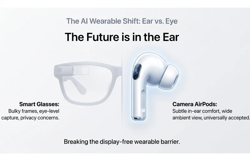 Forget Smart Glasses: Why Camera-Equipped AirPods Are Apple's Next Big Revolution