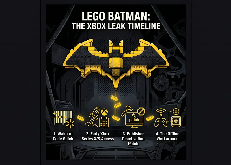 Lego Batman: Legacy of the Dark Knight Leaks Early for Xbox as PC Version Hits Denuvo Controversy
