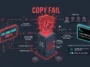 Infographic detailing the CVE-2026-31431 Copy Fail Linux vulnerability, highlighting its high severity CVSS score of 7.8 and how a small 732-byte Python exploit grants attackers instant root access.