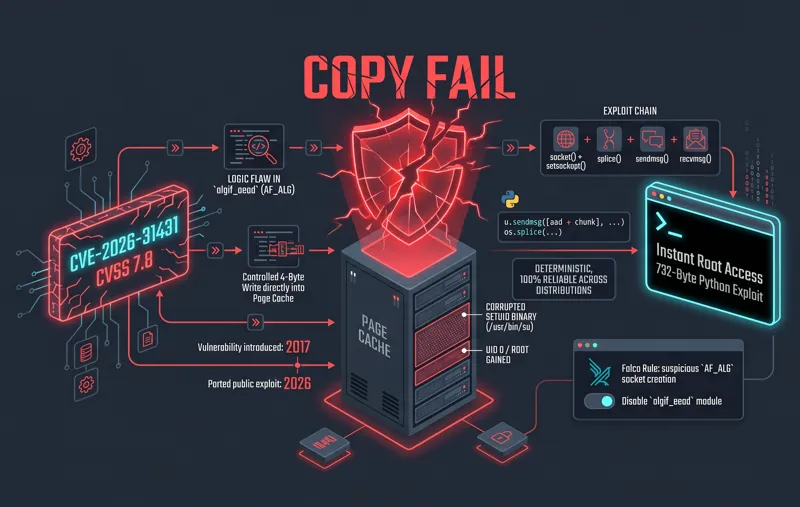 CISA Sounds the Alarm: Actively Exploited 9-Year-Old Linux Flaw (CVE-2026-31431) Grants Instant Root Access
