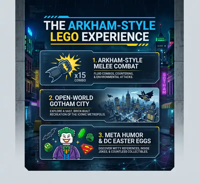 Lego Batman: Legacy of the Dark Knight Leaks Early for Xbox as PC Version Hits Denuvo Controversy - تفاصيل إضافية