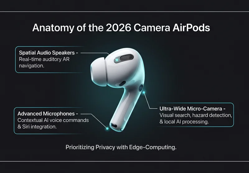 Forget Smart Glasses: Why Camera-Equipped AirPods Are Apple's Next Big Revolution - تفاصيل إضافية