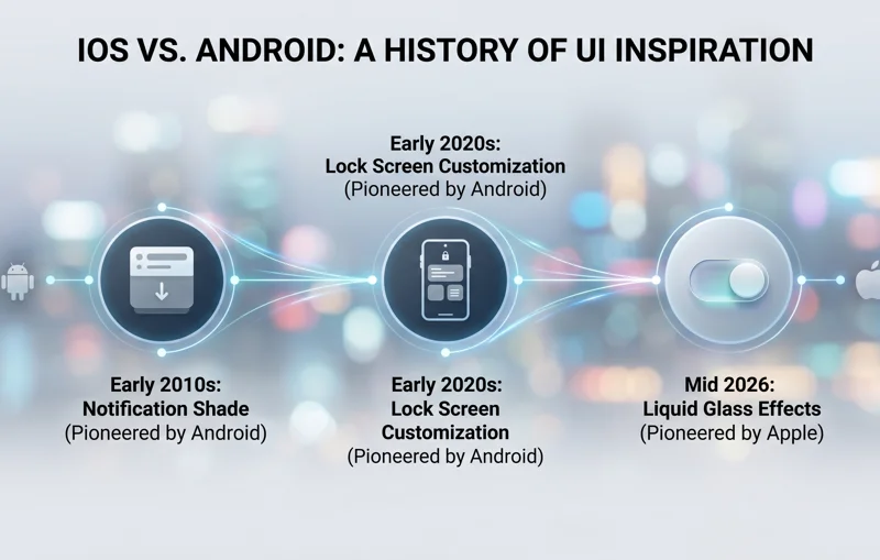 Android Head Hits Back: Is Google Really Copying Apple’s Controversial ‘Liquid Glass’ Look? - تفاصيل إضافية