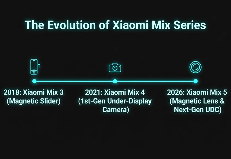 Xiaomi Mix 5 Leaks: The Ultimate Magnetic Camera Flagship is Finally Going Global in 2026! - تفاصيل إضافية