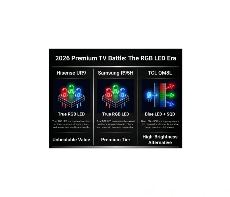 Massive $1,500 Price Cut: Hisense UR9 RGB LED TV Gets Unbelievable Release Day Discount! - تفاصيل إضافية