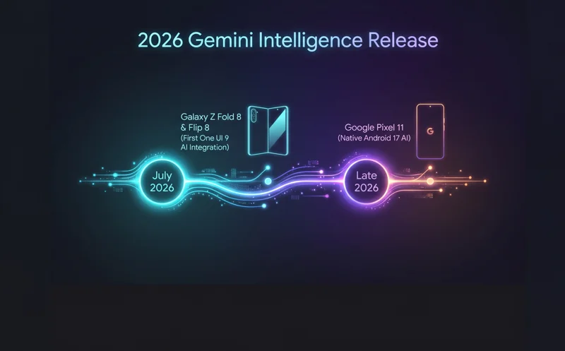 Samsung Galaxy Z Fold 8 and Flip 8 to Premiere Google’s ‘Gemini Intelligence’: Will They Beat the Pixel 11? - تفاصيل إضافية