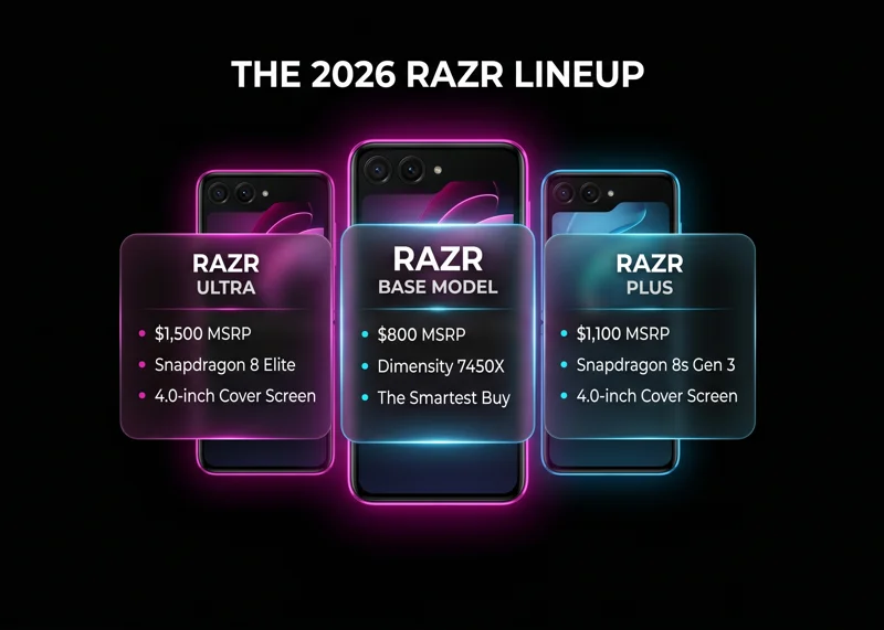 I used all three 2026 Motorola Razr phones only one buy