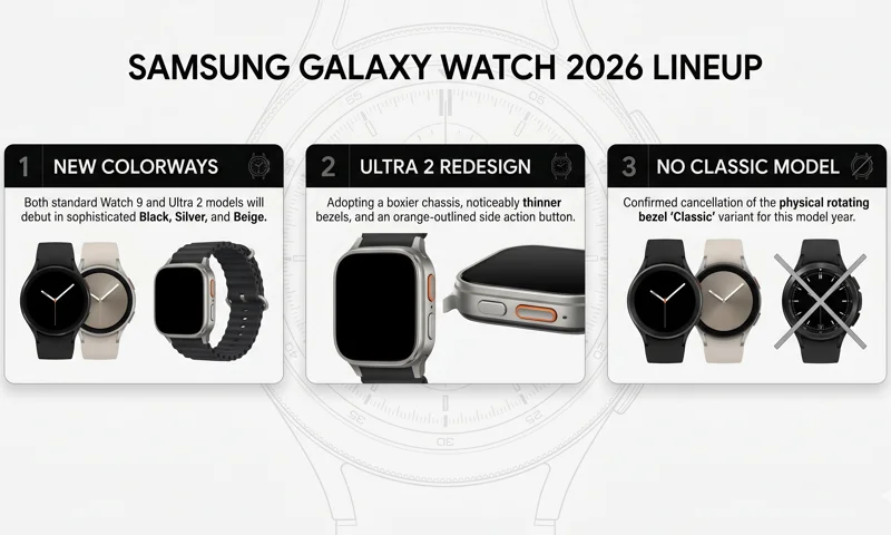 Massive Galaxy Watch 9 & Ultra 2 Leaks: Bold Redesigns, Thinner Bezels, and Bad News for 'Classic' Fans!