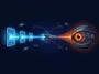 Infographic showing the split paths in Sector X, with the left route leading to the four warp gates and the right route leading to the Spyborg boss.
