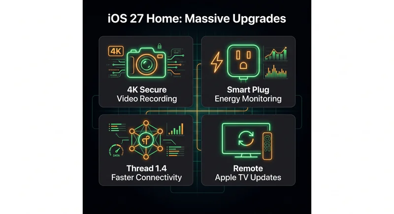 Apple Just Upgraded the Home App: iOS 27 Home Brings 4K Camera Support and Game-Changing AI Features