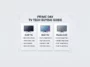 A clean technology infographic comparing OLED, QLED, and Standard LED display panels, highlighting the best rooms and use cases for each during Amazon Prime Day.