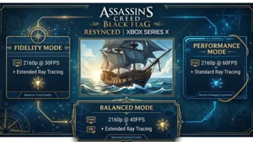 Massive Xbox Upgrade! Assassin's Creed Black Flag Resynced Full FPS, Resolution & Ray Tracing Specs Revealed