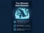 Infographic detailing Baxcalibur's optimal PvE raid build in Pokemon GO, highlighting its dual Dragon and Ice typing, the deadly Ice Fang and Glaive Rush moveset, and its new status as a Top-5 Dragon raid attacker.
